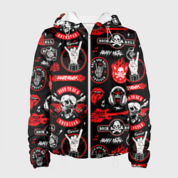 Женская куртка Рок звезда паттерн