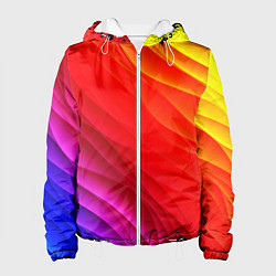 Женская куртка Абстрактные волны текстура