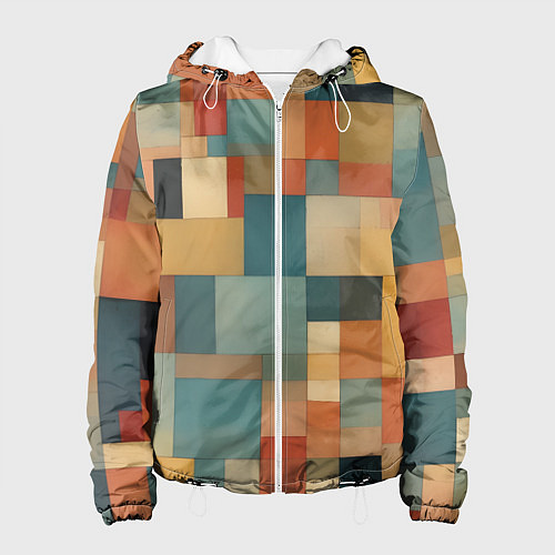 Женская куртка Inspired by Paul Klee / 3D-Белый – фото 1