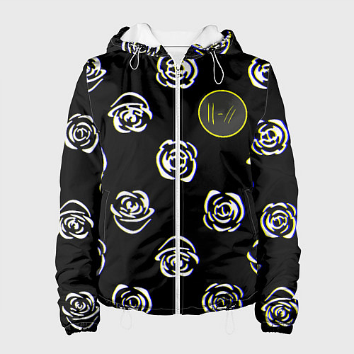 Женская куртка Twenty one pilots rose / 3D-Белый – фото 1