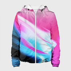 Женская куртка Неоновые краски градиент