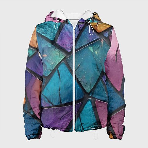 Женская куртка Яркое стекло / 3D-Белый – фото 1