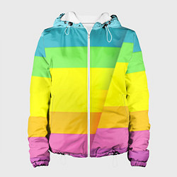 Женская куртка Разноцветные полосы