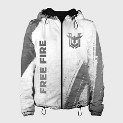 Женская куртка Free Fire - white gradient вертикально