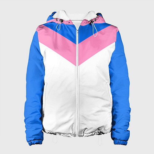 Женская куртка В стиле 90-х ретро спортивная / 3D-Белый – фото 1