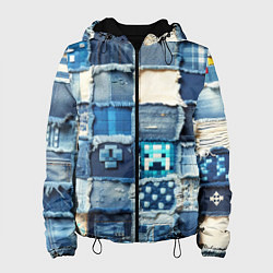 Женская куртка Пэчворк из Minecraft