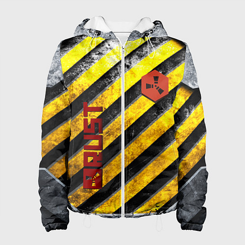 Женская куртка RUST grunge / 3D-Белый – фото 1