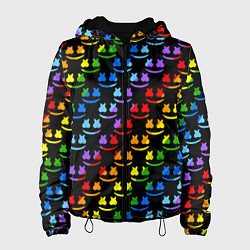 Женская куртка Marshmello pattern neon