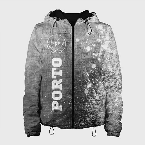 Женская куртка Porto - grey gradient по-вертикали / 3D-Черный – фото 1