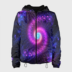 Женская куртка Фрактальный неон