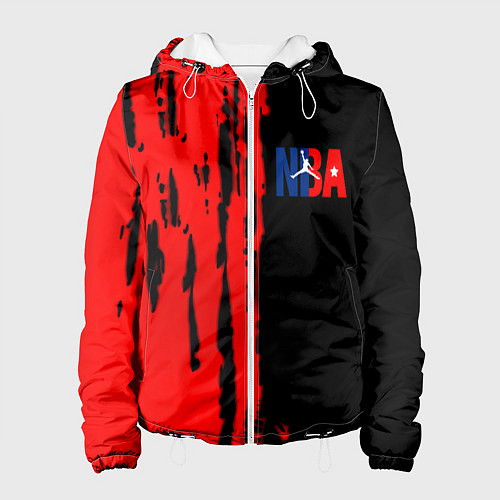 Женская куртка NBA краски / 3D-Белый – фото 1