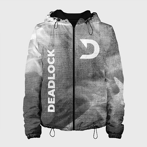 Женская куртка Deadlock - grey gradient вертикально / 3D-Черный – фото 1