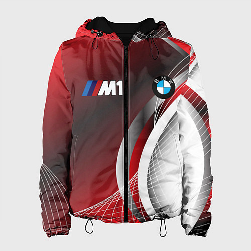 Женская куртка BMW sport geometry motors / 3D-Черный – фото 1