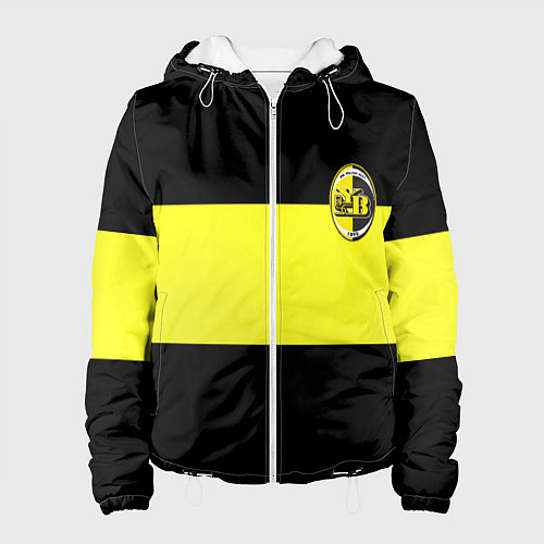 Женская куртка Янг бойс полоса / 3D-Белый – фото 1