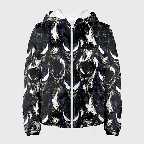 Женская куртка Паттерн - Веном / 3D-Белый – фото 1