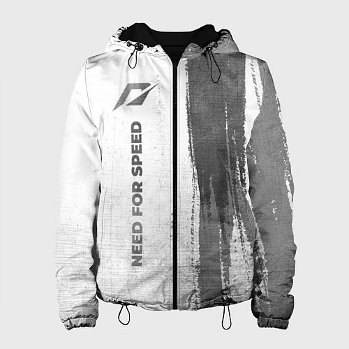 Женская куртка Need for Speed - white gradient по-вертикали / 3D-Черный – фото 1