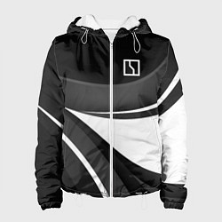 Женская куртка Zeekr - черно-белый