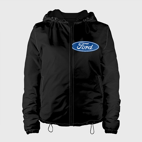 Женская куртка FORD logo auto / 3D-Черный – фото 1