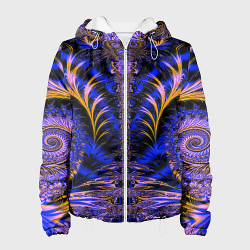 Женская куртка Оптический визуальный стиль / 3D-Белый – фото 1