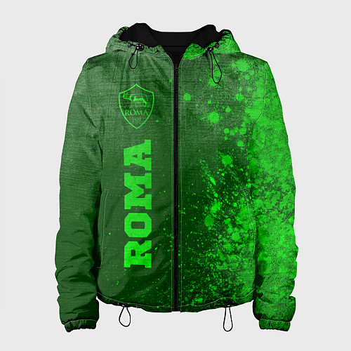 Женская куртка Roma - green gradient по-вертикали / 3D-Черный – фото 1