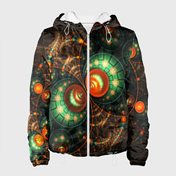 Женская куртка Фрактальный узор абстрактный