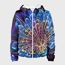 Женская куртка Оптический цветок узор