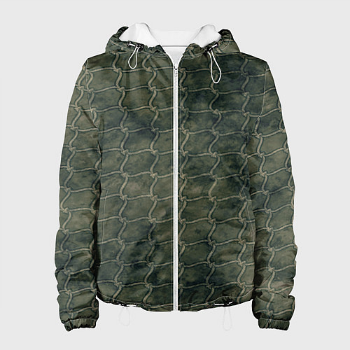 Женская куртка Морская сеть / 3D-Белый – фото 1