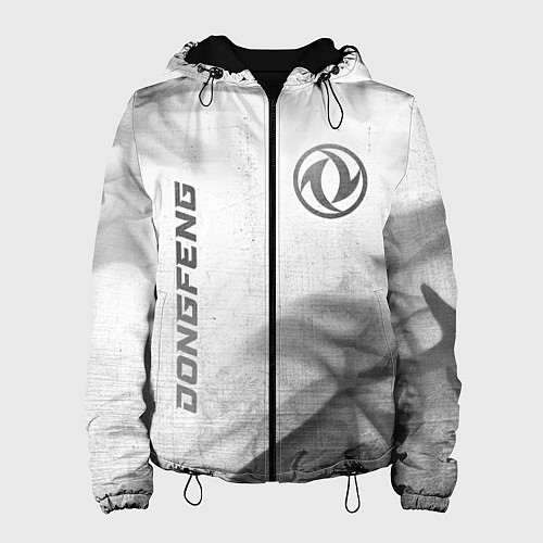 Женская куртка Dongfeng - white gradient вертикально / 3D-Черный – фото 1