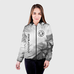 Куртка с капюшоном женская Dongfeng - white gradient вертикально, цвет: 3D-черный — фото 2