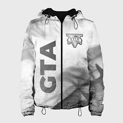 Женская куртка GTA - white gradient вертикально