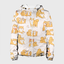 Женская куртка Паттерн сиба ину