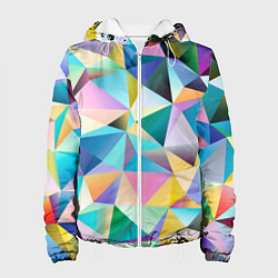 Женская куртка Полигональная текстура