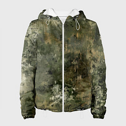 Женская куртка Камуфляж с потертостями