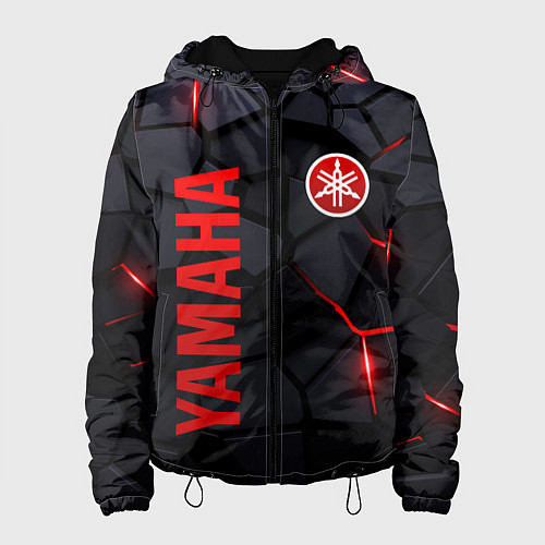 Женская куртка Yamaha - плиты с эффектом свечения / 3D-Черный – фото 1