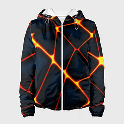 Женская куртка Каменный разлом с лавой