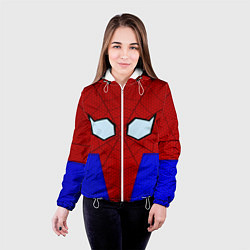 Куртка с капюшоном женская Spider-Man - eyes, цвет: 3D-белый — фото 2