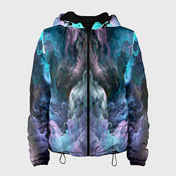 Женская куртка Фантастический неоновый космос