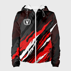 Женская куртка Changan - красные языки