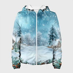 Женская куртка Новогодний снег