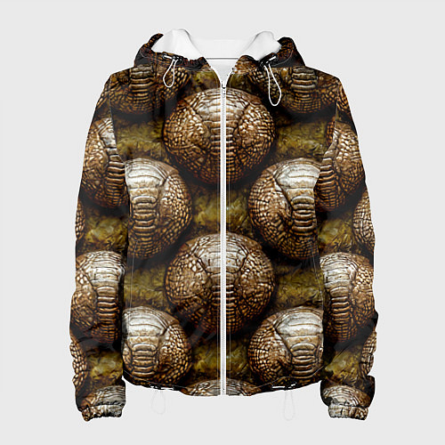 Женская куртка Броненосцы / 3D-Белый – фото 1