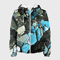 Женская куртка Чёрно-синий камень