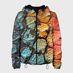 Женская куртка Змеиные чешуйки