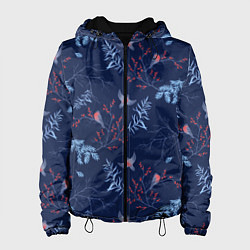 Женская куртка Зимние ветки и птицы