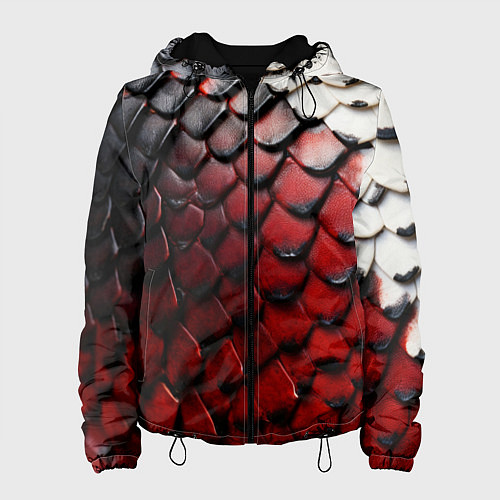 Женская куртка Змеиная броня / 3D-Черный – фото 1
