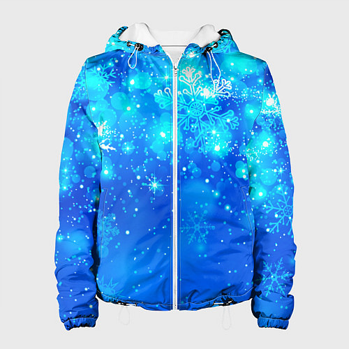 Женская куртка Морозное свечение / 3D-Белый – фото 1