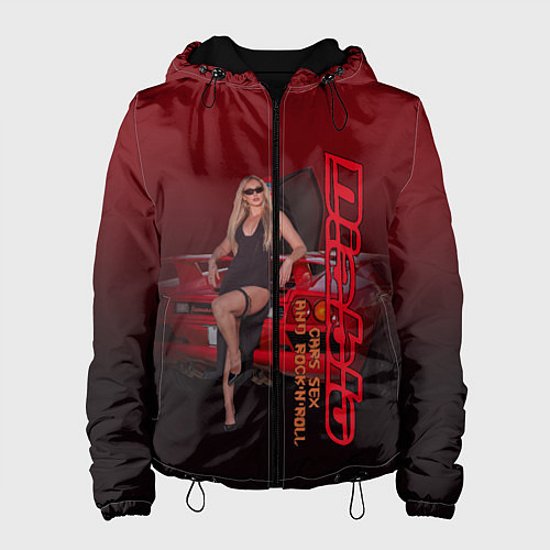 Женская куртка Lamborghini Diablo / 3D-Черный – фото 1