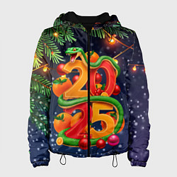 Женская куртка Змея и мандарины 2025