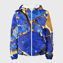 Женская куртка A gold mineral in a blue stone