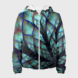 Женская куртка Абстракция неон