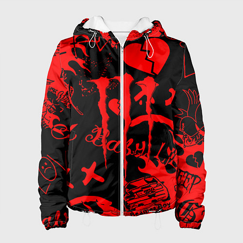 Женская куртка Lil peep monster energy / 3D-Белый – фото 1